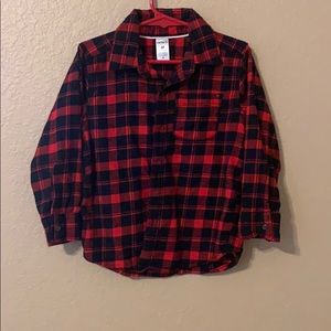 Toddler Boys flannel Shirt